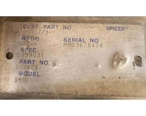 SPICER S110 Rear Rears (Tandem Rear or Single)