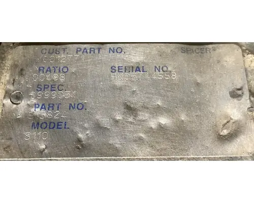 SPICER S110 Rear Rears (Tandem Rear or Single)