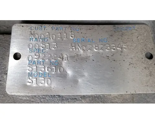 SPICER S130 Rear Rears (Tandem Rear or Single)