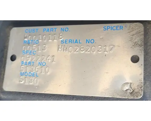 SPICER S130 Rear Rears (Tandem Rear or Single)