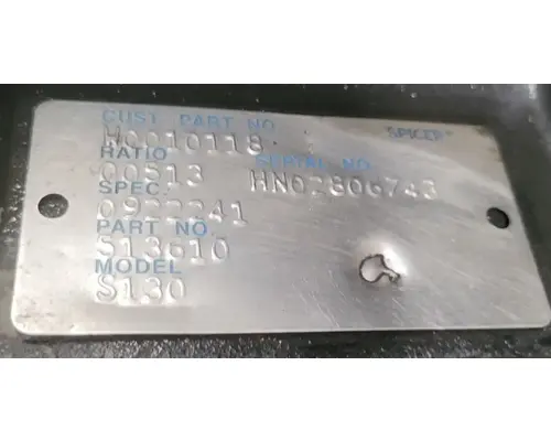 SPICER S130 Rear Rears (Tandem Rear or Single)