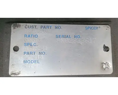 SPICER S130 Rear Rears (Tandem Rear or Single)