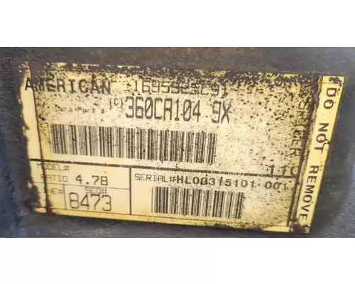 SPICER S150-S Differential (Single or Rear)