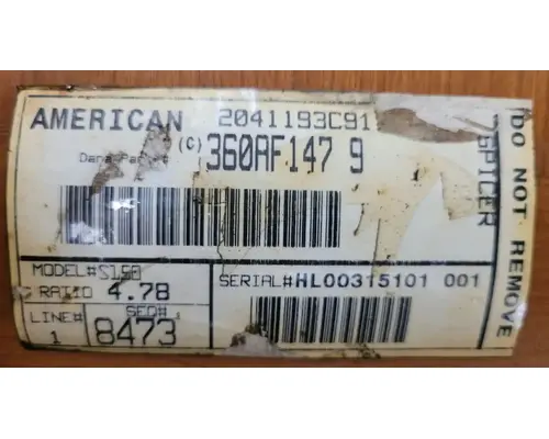 SPICER S150S Differential Housing (Single or Rear)