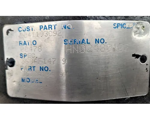 SPICER S150S Rear Rears (Tandem Rear or Single)