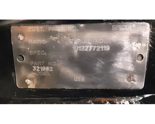 SPICER S23190 Axle Housings (Rear)