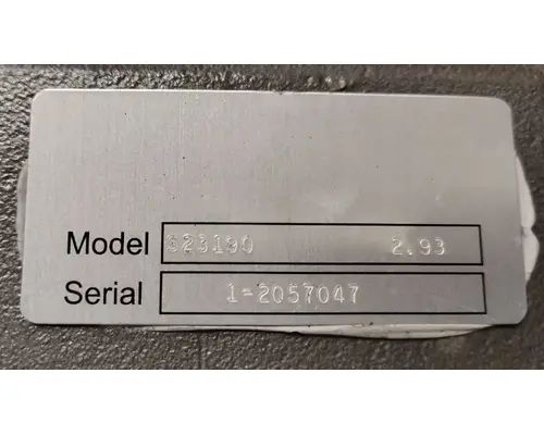 SPICER S23190 Rear Rears (Tandem Rear or Single)