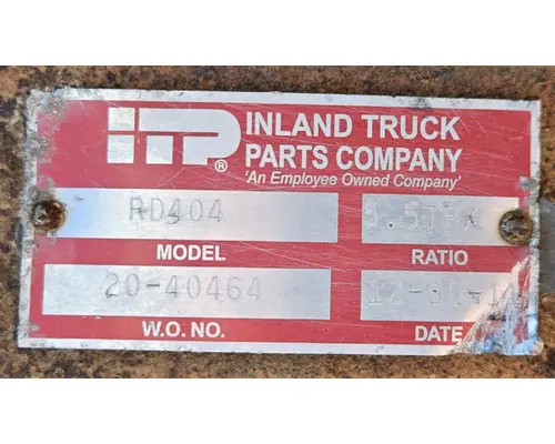 SPICER  Axle Assembly, Rear (Single or Rear)
