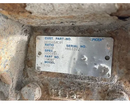 SPICER  Differential Assembly (Rear, Rear)