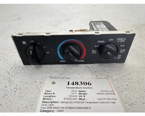 STERLING A22-57400-004 Temperature Control