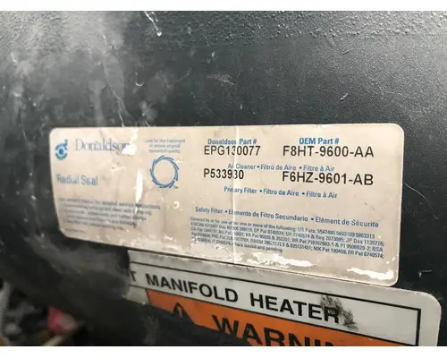STERLING A9500 SERIES Air Cleaner