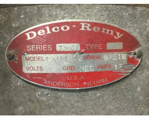 STERLING A9500 SERIES Alternator