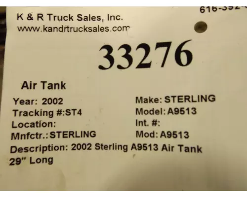 STERLING A9513 Air Tanks and Brackets