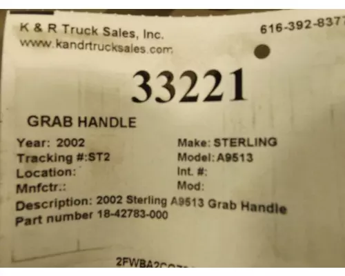 STERLING A9513 Grab Handle