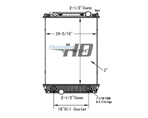 STERLING ACTERRA 6500 RADIATOR ASSEMBLY