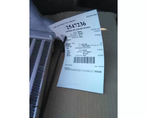 STERLING AT9500 CHARGE AIR COOLER (ATAAC)
