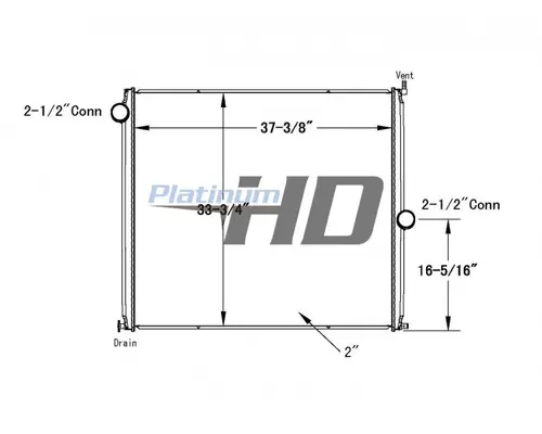 STERLING AT9500 RADIATOR ASSEMBLY