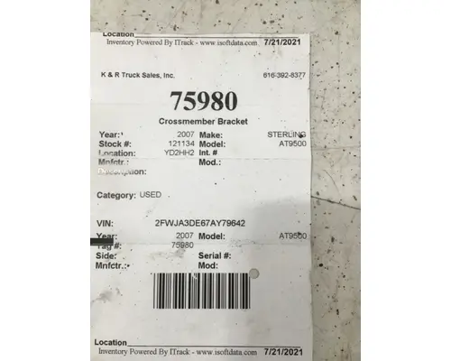 STERLING AT9513 Brackets, Misc.