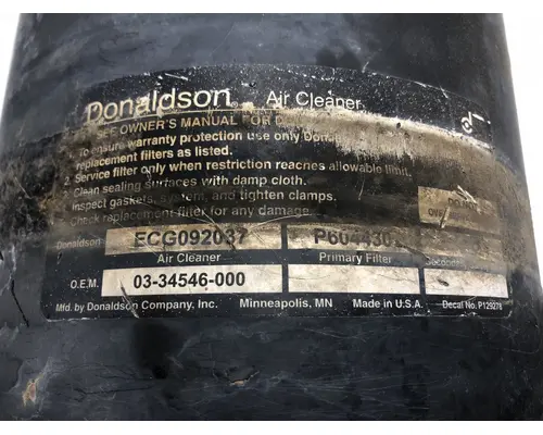 STERLING L9500 SERIES Air Cleaner