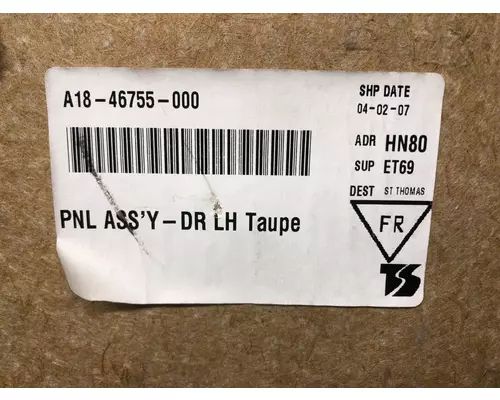 STERLING L9500 SERIES Body, Misc. Parts
