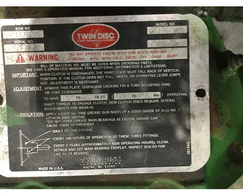 STERLING L9500 SERIES Clutch Disc