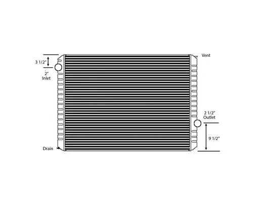 STERLING LT9500 RADIATOR ASSEMBLY