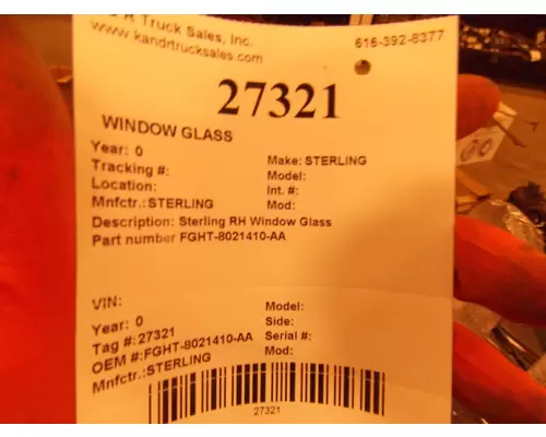 STERLING  Window Glass