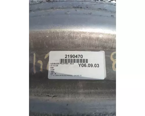 STUD/BUDD PILOTED - ALUM 24.5 X 8.25 WHEEL