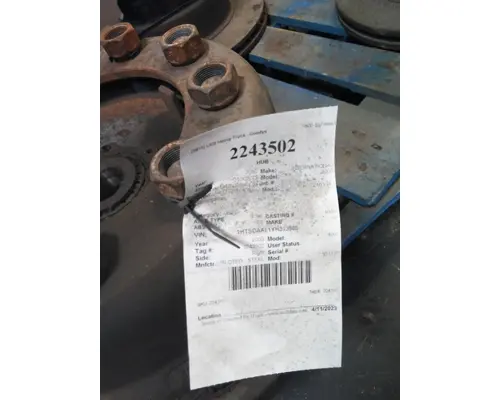 STUD/BUDD PILOTED - STEE 10 LUG HUB