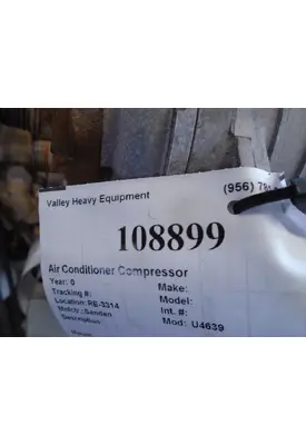 Sanden U4639 Air Conditioner Compressor