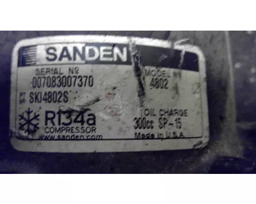 Sanden U4802 Air Conditioner Compressor