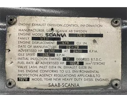 Scania Other Engine Assembly