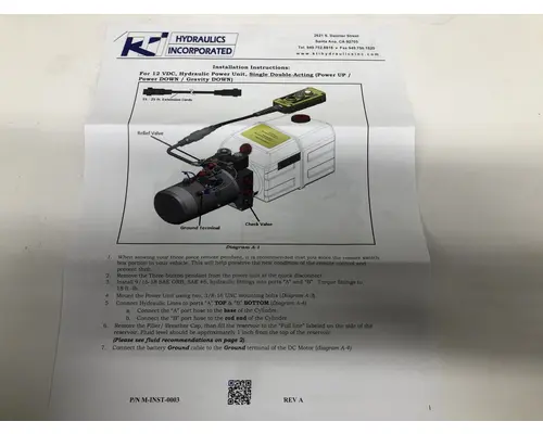 Scott Bodies 130-205 Hydraulic Pump
