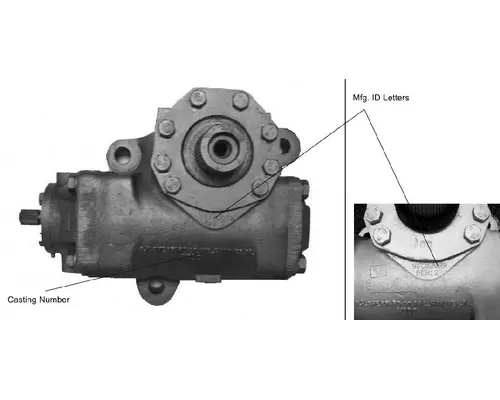 Steering Gear / Rack SHEPPARD M100-PCL1 LKQ Heavy Truck - Goodys