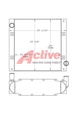 Spartan Diamond Fire Truck Radiator