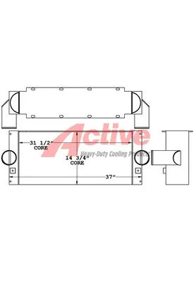 Spartan Fire Truck Charge Air Cooler (ATAAC)
