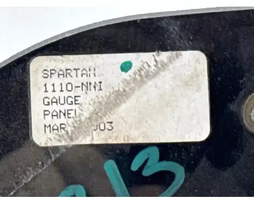 Spartan Gladiator Instrument Cluster