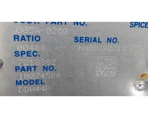 Spicer/Dana DDH44P Front Rears (Tandem Front)