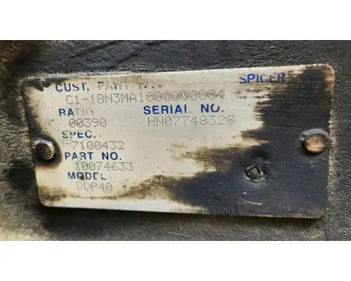 Spicer/Dana DDP40 Axle Assembly Housing