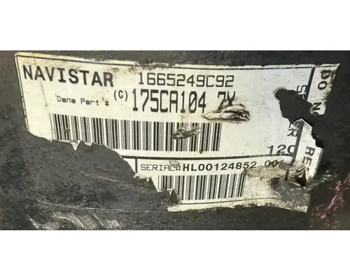 Spicer/Dana N175 Rear Rears (Tandem Rear or Single)