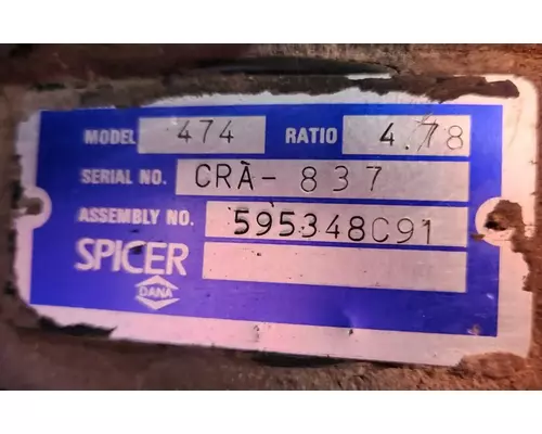 Spicer/Dana RA474 Rears (Front)