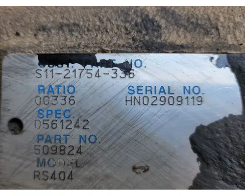 Rears (Rear) SPICER/DANA RS404 American Truck Salvage