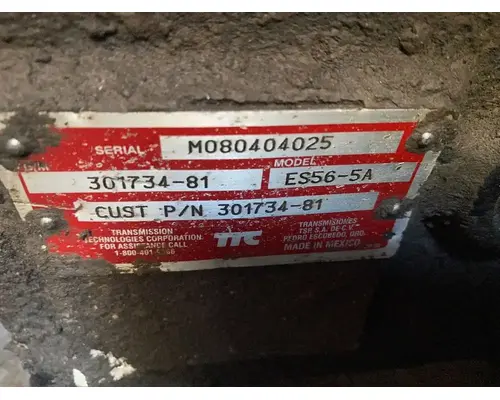 Spicer/TTC ES56-5A Transmission Assembly