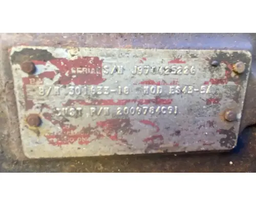 Transmission Assembly Spicer/TTC ES43-5A Complete Recycling Group LLC