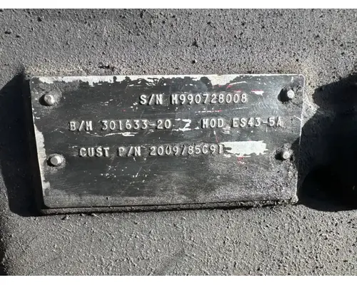 Transmission Assembly Spicer/TTC ES43-5A Complete Recycling Group LLC