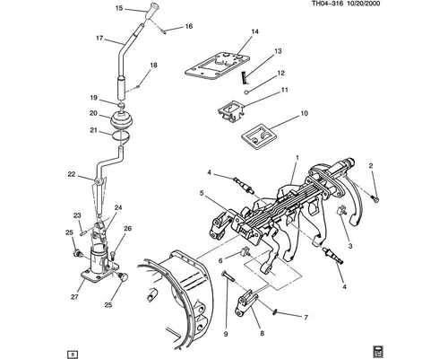 Manual Transmission Parts, Misc. Spicer/TTC ESO65-7A Holst Truck Parts