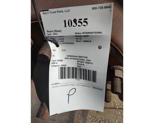 Rears (Rear) SPICER 19060-S Big 3 Truck Parts, LLC