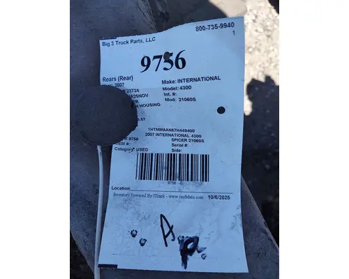 Rears (Rear) SPICER 21060S Big 3 Truck Parts, LLC