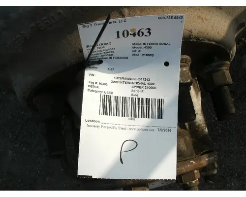 Rears (Rear) SPICER 21060S Big 3 Truck Parts, LLC