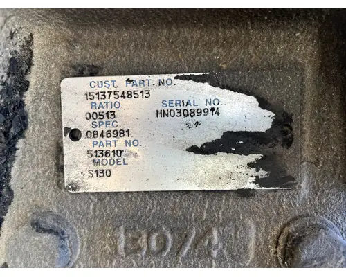 Differential Assembly (Rear, Rear) SPICER C5500 DTI Trucks